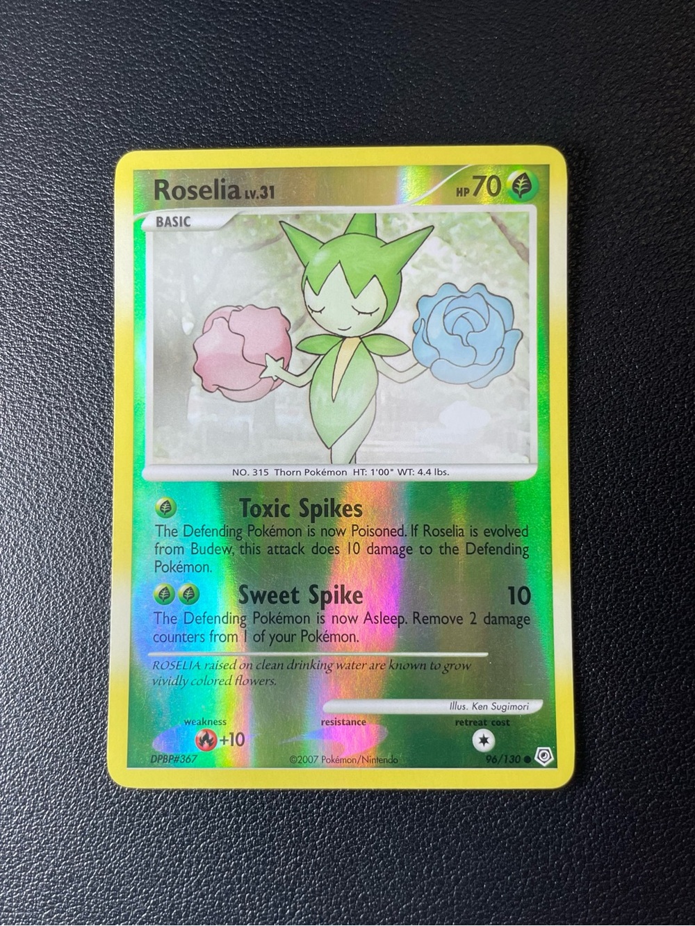 Roselia #96/Reverse Holo/Pokemon Diamond & Pearl